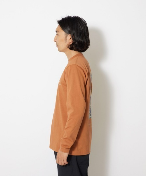 Snow Peak(スノーピーク)の「Botanical Biotope L/S T shirt(Tシャツ/カットソー・メンズ・ブラック/ホワイト/ブラウン・LARGE/MEDIUM/SMALL/X-LARGE)」の18枚目の写真