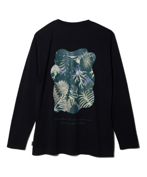 Snow Peak(スノーピーク)の「Botanical Biotope L/S T shirt(Tシャツ/カットソー・メンズ・ブラック/ホワイト/ブラウン・LARGE/MEDIUM/SMALL/X-LARGE)」の6枚目の写真