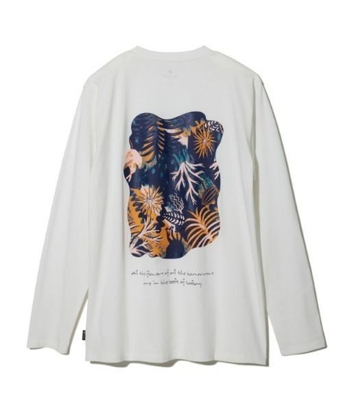 Snow Peak(スノーピーク)の「Botanical Biotope L/S T shirt(Tシャツ/カットソー・メンズ・ブラック/ホワイト/ブラウン・LARGE/MEDIUM/SMALL/X-LARGE)」の13枚目の写真