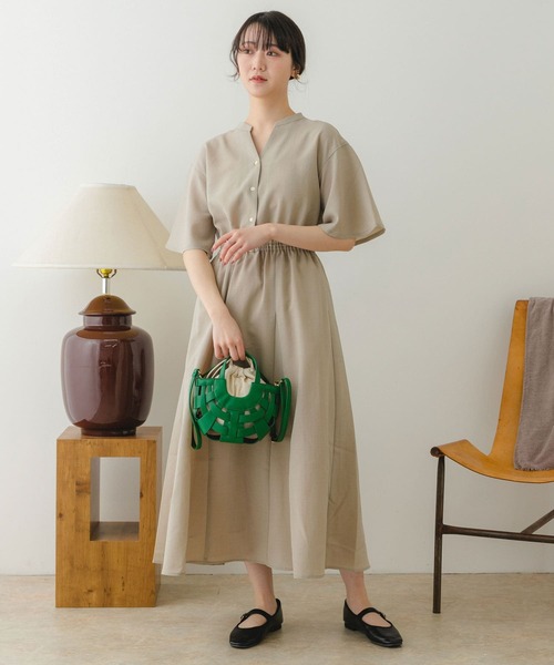 RODE SKO（ロデスコ）の「カットワークミニバッグ（ショルダーバッグ・レディース・オフホワイト/イエロー/グリーン・ONE）」の8枚目の写真