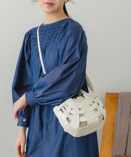 RODE SKO（ロデスコ）の「カットワークミニバッグ（ショルダーバッグ・レディース・オフホワイト/イエロー/グリーン・ONE）」の22枚目の写真