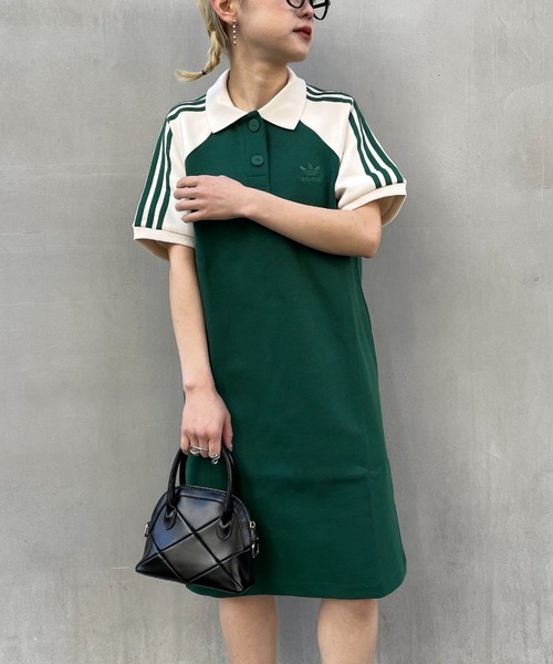 adidas（アディダス）の「【adidas Originals/アディダス オリジナルス】 POLO SHIRT DRESS（ワンピース・レディース・ダークグリーン・FREE）」の15枚目の写真