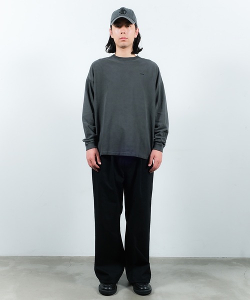 Jieda(ジエダ)の「WIDE ONE TUCK STRAIGHT DENIM(デニムパンツ・メンズ・インディゴブルー/ブラック・2/1)」の4枚目の写真