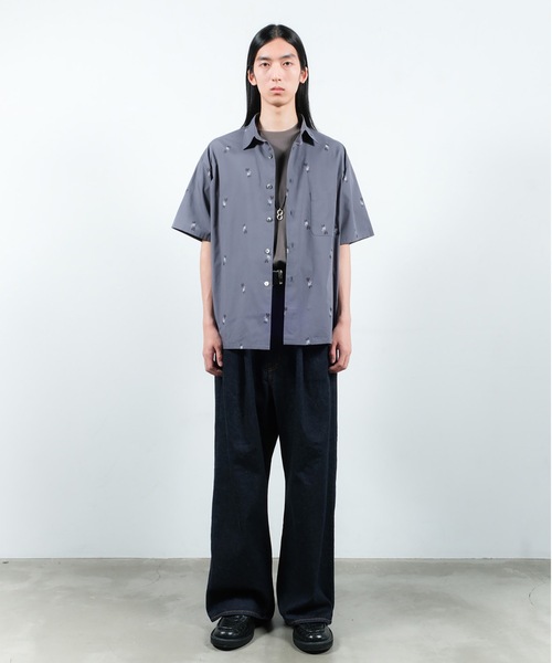 Jieda(ジエダ)の「WIDE ONE TUCK STRAIGHT DENIM(デニムパンツ・メンズ・インディゴブルー/ブラック・2/1)」の10枚目の写真