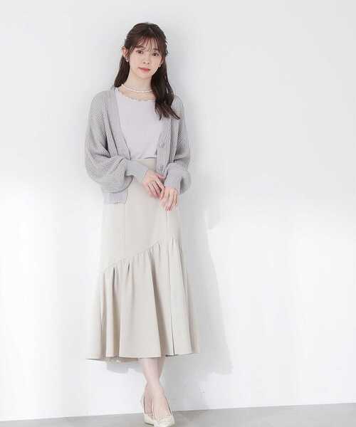 PROPORTION BODY DRESSING（プロポーションボディドレッシング）の「サイドスリットマーメイドスカート / 1213120401（スカート・レディース・ブルー/ベージュ/ピンク・MEDIUM/SMALL）」の22枚目の写真