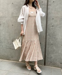 one after another NICE CLAUP | インナーと羽織で着回せる。マーメイドキャミワンピース(ワンピース)