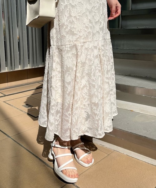 one after another NICE CLAUP（ワンアフターアナザーナイスクラップ）の「インナーと羽織で着回せる。マーメイドキャミワンピース（ワンピース・レディース・アイボリー/ブラック/ホワイト系その他/ピンク/その他1・FREE）」の15枚目の写真