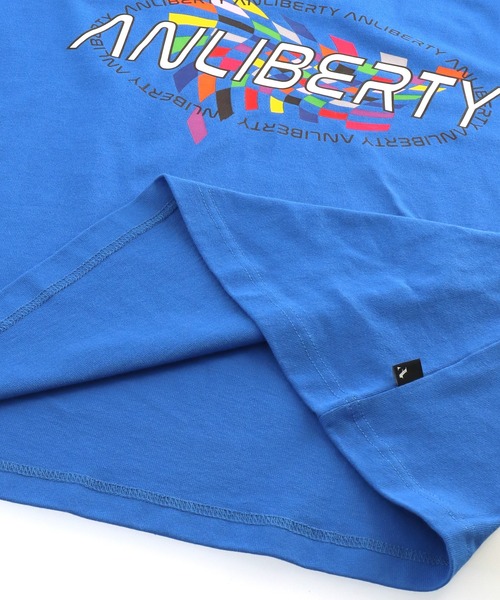 ANLIBERTY ANAP(アンリバティアナップ)の「カラーフラッグプリントロゴTシャツ【ユニセックス】(Tシャツ/カットソー・レディース・ブルー/ピンク/ホワイト・S/M)」の17枚目の写真