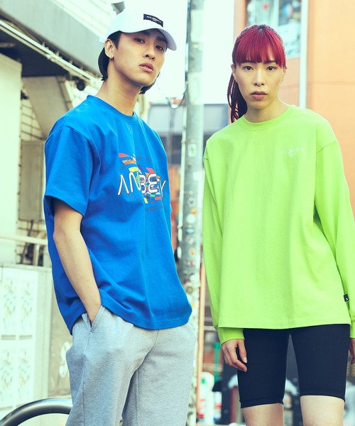 ANLIBERTY ANAP(アンリバティアナップ)の「カラーフラッグプリントロゴTシャツ【ユニセックス】(Tシャツ/カットソー・レディース・ブルー/ピンク/ホワイト・S/M)」の8枚目の写真
