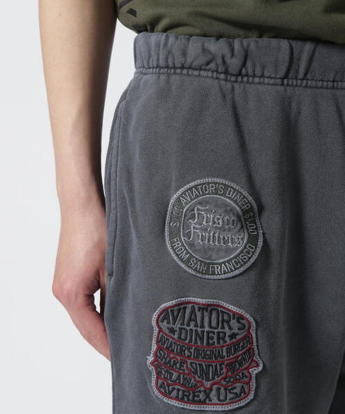 AVIREX（アヴィレックス）の「EAST COAST FADEWASH SHORTS / イーストコースト フェイドウォッシュ ショーツ / AVIREX / アヴィレックス（スウェットパンツ・メンズ・ブラック/その他3/イエロー・2XL/L/XL/M）」の9枚目の写真