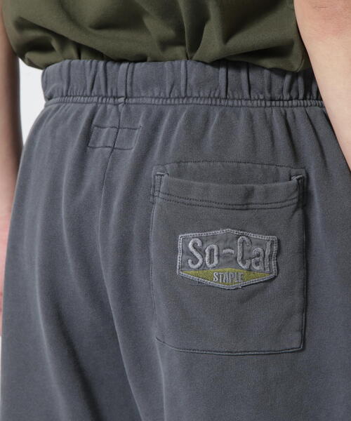 AVIREX（アヴィレックス）の「EAST COAST FADEWASH SHORTS / イーストコースト フェイドウォッシュ ショーツ / AVIREX / アヴィレックス（スウェットパンツ・メンズ・ブラック/その他3/イエロー・2XL/L/XL/M）」の12枚目の写真