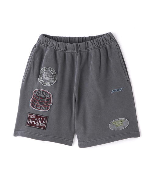 AVIREX（アヴィレックス）の「EAST COAST FADEWASH SHORTS / イーストコースト フェイドウォッシュ ショーツ / AVIREX / アヴィレックス（スウェットパンツ・メンズ・ブラック/その他3/イエロー・2XL/L/XL/M）」の13枚目の写真