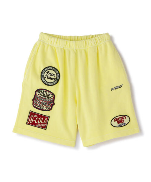 AVIREX（アヴィレックス）の「EAST COAST FADEWASH SHORTS / イーストコースト フェイドウォッシュ ショーツ / AVIREX / アヴィレックス（スウェットパンツ・メンズ・ブラック/その他3/イエロー・2XL/L/XL/M）」の17枚目の写真