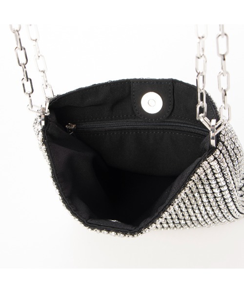 EVOL（イーボル）の「【EVOL】2WAYメタルハンドバッグ IU5148（ハンドバッグ・レディース・ホワイト/シルバーグレー/シルバー・FREE）」の7枚目の写真