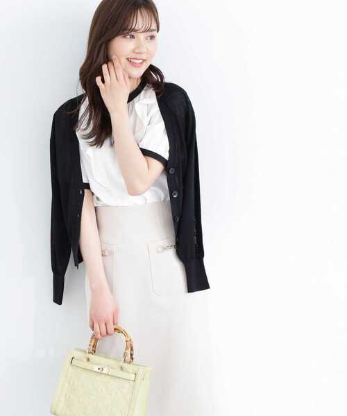 PROPORTION BODY DRESSING(プロポーションボディドレッシング)の「シアーカーディガンⅡ / 1213174500(カーディガン/ボレロ・レディース・ベージュ/ブルー/ブラック/ホワイト系その他・FREE)」の6枚目の写真