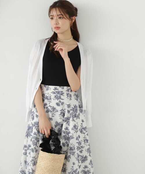PROPORTION BODY DRESSING(プロポーションボディドレッシング)の「シアーカーディガンⅡ / 1213174500(カーディガン/ボレロ・レディース・ベージュ/ブルー/ブラック/ホワイト系その他・FREE)」の10枚目の写真