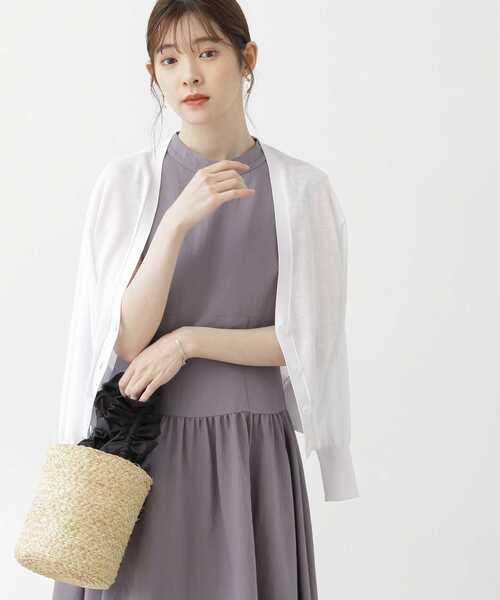 PROPORTION BODY DRESSING(プロポーションボディドレッシング)の「シアーカーディガンⅡ / 1213174500(カーディガン/ボレロ・レディース・ベージュ/ブルー/ブラック/ホワイト系その他・FREE)」の12枚目の写真
