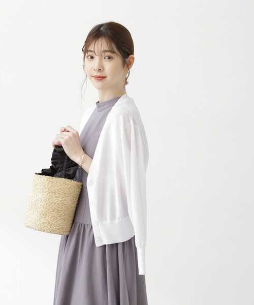 PROPORTION BODY DRESSING(プロポーションボディドレッシング)の「シアーカーディガンⅡ / 1213174500(カーディガン/ボレロ・レディース・ベージュ/ブルー/ブラック/ホワイト系その他・FREE)」の13枚目の写真