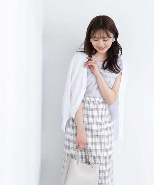 PROPORTION BODY DRESSING(プロポーションボディドレッシング)の「シアーカーディガンⅡ / 1213174500(カーディガン/ボレロ・レディース・ベージュ/ブルー/ブラック/ホワイト系その他・FREE)」の15枚目の写真