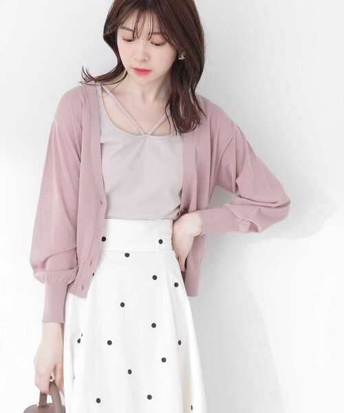 PROPORTION BODY DRESSING(プロポーションボディドレッシング)の「シアーカーディガンⅡ / 1213174500(カーディガン/ボレロ・レディース・ベージュ/ブルー/ブラック/ホワイト系その他・FREE)」の3枚目の写真