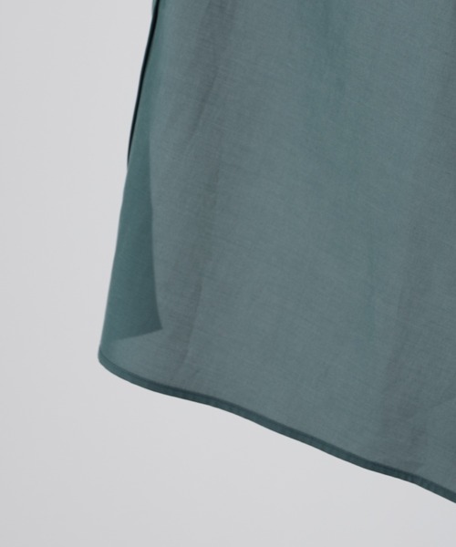 Lui's（ルイス）の「キュプラワイドショートスリーブシャツ (セットアップ対応）（シャツ/ブラウス・メンズ・ブラック/グリーン/バイオレット/ダークブラウン・FREE）」の22枚目の写真