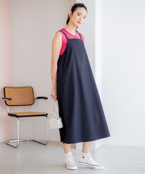 組曲(クミキョク)の「【洗える・アンサンブル対応】MINAノースリーブ ニット(ニット/セーター・レディース・オレンジ系/オールドローズ系/アイボリー系・S2)」の15枚目の写真