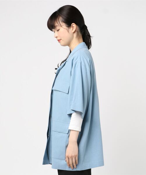 6（ロク）の「半袖シャツ（シャツ/ブラウス・レディース・オフホワイト・38）」の2枚目の写真