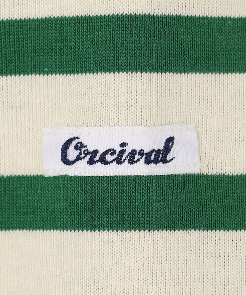 ORCIVAL（オーシバル）の「ORCIVAL | スビンジャージ ボートネック半袖Tシャツ WOMEN（Tシャツ/カットソー・レディース・レッド系その他/ブルー系その他/ブルー系その他5/グリーン系その他・1/2）」の14枚目の写真