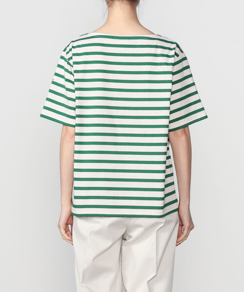 ORCIVAL（オーシバル）の「ORCIVAL | スビンジャージ ボートネック半袖Tシャツ WOMEN（Tシャツ/カットソー・レディース・レッド系その他/ブルー系その他/ブルー系その他5/グリーン系その他・1/2）」の7枚目の写真