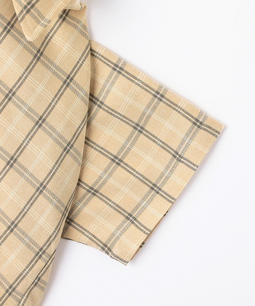 LOVETOXIC(ラブトキシック)の「レイヤード半袖シャツ(シャツ/ブラウス・キッズ・ベージュ/ブラック/オフホワイト・S/SS/L/M)」の16枚目の写真