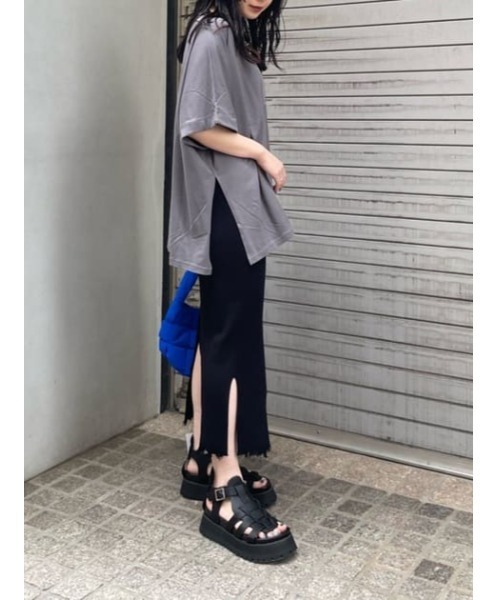 イフ⭐︎Green eye チュニック　チャコールグレー セール】 【L】【ベストセラー柄】【接触冷感】【ウォッシャブル