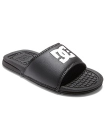 DC SHOES(ディーシーシューズ)のKs BOLSA/DCキッズ・レディースワンポイントロゴスライドサンダル(シャワーサンダル)(サンダル)