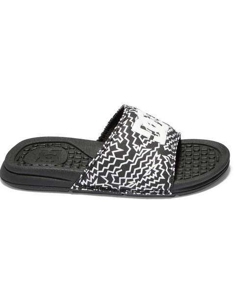 DC SHOES(ディーシーシューズ)の「Ks BOLSA/DCキッズ・レディースワンポイントロゴスライドサンダル(シャワーサンダル)(サンダル・キッズ・ブラック×ライム/ブラック×ホワイト/ブラック・17cm/18cm/19cm/20cm/21cm/22cm/23cm/24cm)」の10枚目の写真