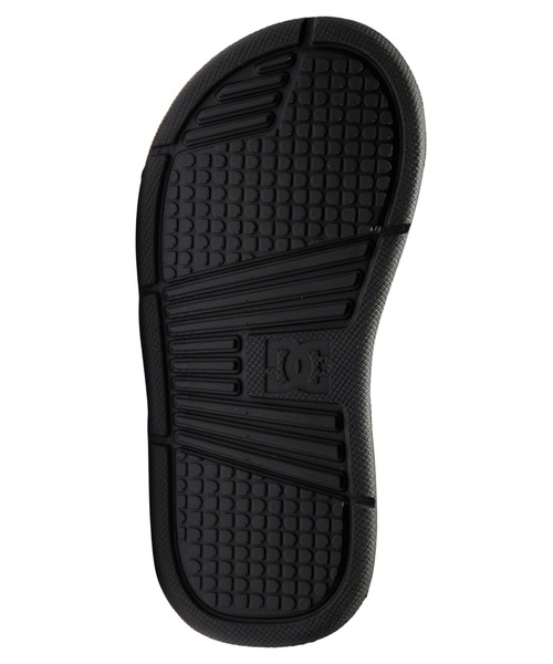 DC SHOES(ディーシーシューズ)の「Ks BOLSA/DCキッズ・レディースワンポイントロゴスライドサンダル(シャワーサンダル)(サンダル・キッズ・ブラック×ライム/ブラック×ホワイト/ブラック・17cm/18cm/19cm/20cm/21cm/22cm/23cm/24cm)」の12枚目の写真