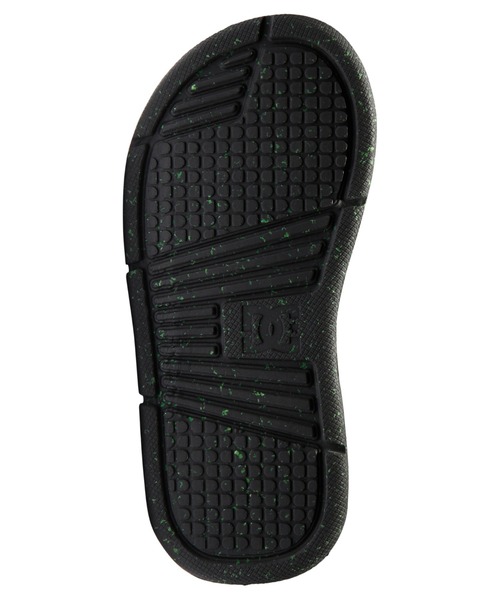 DC SHOES(ディーシーシューズ)の「Ks BOLSA/DCキッズ・レディースワンポイントロゴスライドサンダル(シャワーサンダル)(サンダル・キッズ・ブラック×ライム/ブラック×ホワイト/ブラック・17cm/18cm/19cm/20cm/21cm/22cm/23cm/24cm)」の13枚目の写真