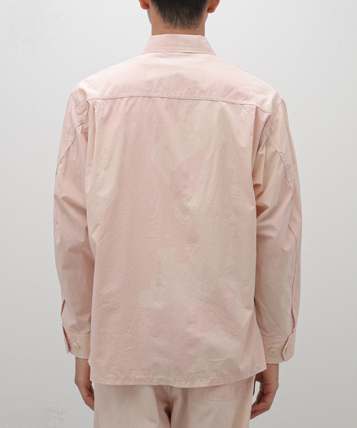 Kaptain Sunshine（キャプテン サンシャイン）の「【KAPTAIN SUNSHINE / キャプテンサンシャイン】Fatigue Jacket（ミリタリージャケット・メンズ・ピンク/ベージュ・40/38）」の6枚目の写真