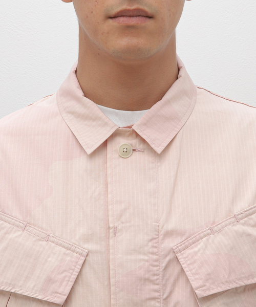 Kaptain Sunshine（キャプテン サンシャイン）の「【KAPTAIN SUNSHINE / キャプテンサンシャイン】Fatigue Jacket（ミリタリージャケット・メンズ・ピンク/ベージュ・40/38）」の7枚目の写真