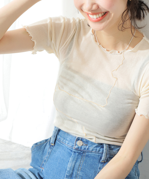 BASERANGE/ベースレンジ】 CORE GERRYMANDERED TEE：Tシャツ（T