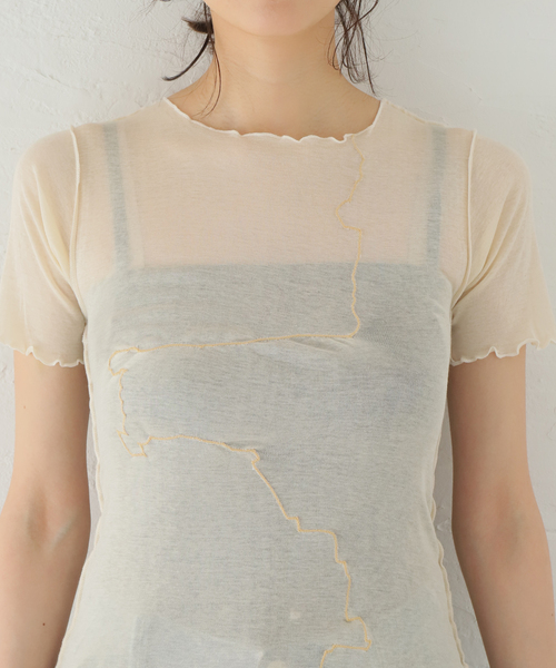 BASERANGE/ベースレンジ】 CORE GERRYMANDERED TEE：Tシャツ（T