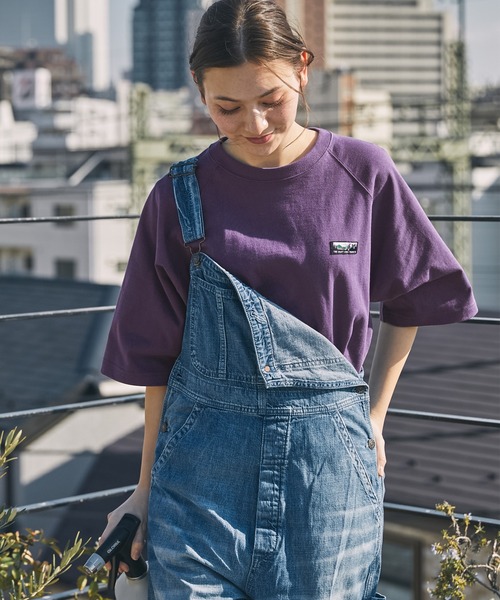 THE CRAFT CREW PRODUCTS(ザクラフトクループロダクツ)の「ヘビーウェイトファンクショナルファブリック ビッグシルエット ラグランスリーブクルーネック半袖Tシャツ / 抗菌・防臭【THE CRAFT CREW PRODUCTS】(Tシャツ/カットソー・メンズ・ネイビー/ブラック系/ホワイト/グリーン/ブラウン/ブラック/グレイッシュベージュ/ホワイト系/アッシュグレー/ダークネイビー/チャコール/パープル/ダークグリーン/ブルー/ブラック系2/ネイビー系/グレー系/グレイッシュブルー/オリーブ/ピンク/オートミール・S/M/L/XS)」の20枚目の写真