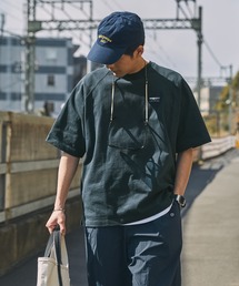 ラグランTシャツ」に該当するブルー・ネイビー/青色系のメンズ
