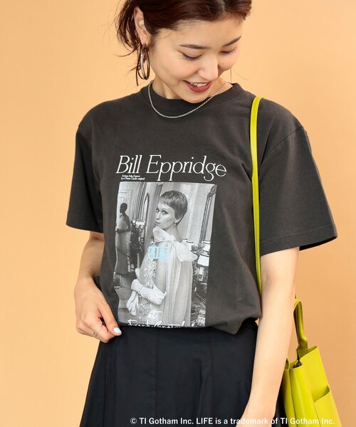 Ray BEAMS（レイビームス）の「GOOD ROCK SPEED × Ray BEAMS / 別注 LIFE Tシャツ（Tシャツ/カットソー・レディース・チャコールグレー/ミント・ONE SIZE）」の2枚目の写真
