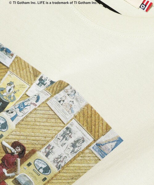 Ray BEAMS（レイビームス）の「GOOD ROCK SPEED × Ray BEAMS / 別注 LIFE Tシャツ（Tシャツ/カットソー・レディース・チャコールグレー/ミント・ONE SIZE）」の16枚目の写真