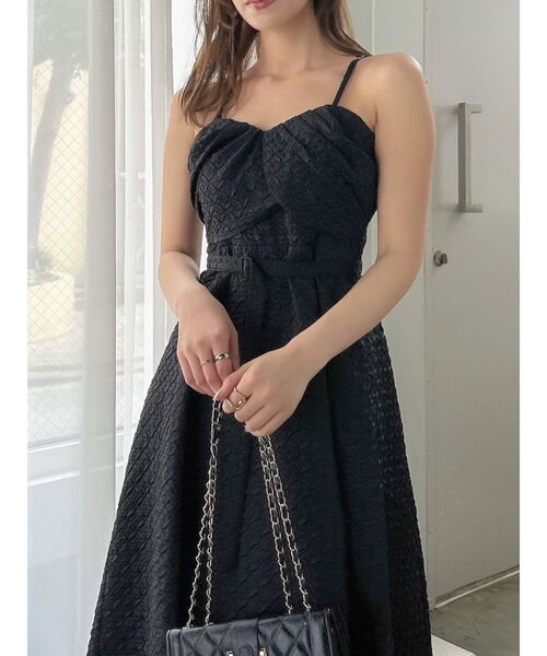 dazzlin（ダズリン）の「ジャカードレディキャミワンピース（ワンピース・レディース・ブラック/アイボリー/イエロー・FREE）」の21枚目の写真