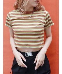 マルチボーダーTシャツ