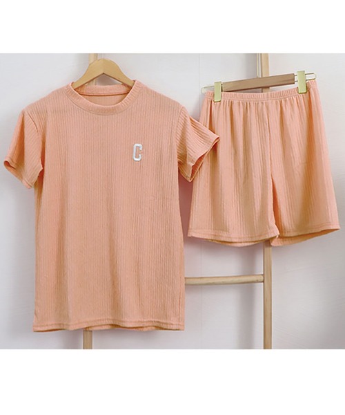 NinaetLina(ニナエリナ)の「Tシャツ&イージーパンツ服上下セット(ルームウェア/パジャマ・レディース・ピンク/グリーン系その他/ホワイト/ブラック/ロイヤルブルー・FREE)」の15枚目の写真