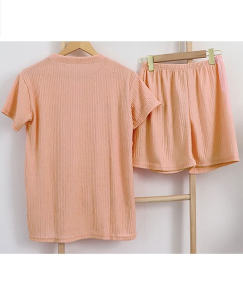 NinaetLina(ニナエリナ)の「Tシャツ&イージーパンツ服上下セット(ルームウェア/パジャマ・レディース・ピンク/グリーン系その他/ホワイト/ブラック/ロイヤルブルー・FREE)」の16枚目の写真