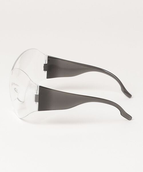 XU(エックスユー)の「ストリートファッション XU エックスユー Butterfly Mask Sunglasses タフライサングラス(サングラス・メンズ・クリア/ブラック・ONE SIZE)」の4枚目の写真