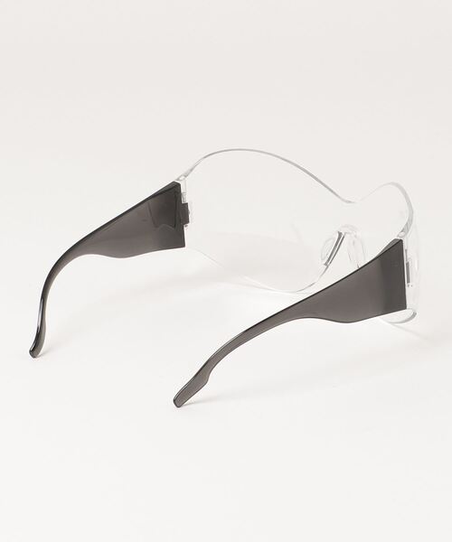 XU(エックスユー)の「ストリートファッション XU エックスユー Butterfly Mask Sunglasses タフライサングラス(サングラス・メンズ・クリア/ブラック・ONE SIZE)」の3枚目の写真