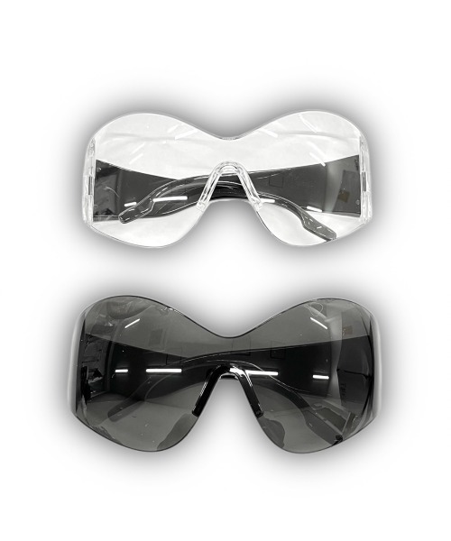 XU(エックスユー)の「ストリートファッション XU エックスユー Butterfly Mask Sunglasses タフライサングラス(サングラス・メンズ・クリア/ブラック・ONE SIZE)」の7枚目の写真